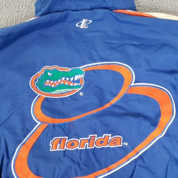 VINTAGE Florida Gators Jacket Mens 2XL Blue Logo Athletic Football XXL Nylon - Picture 9 of 12